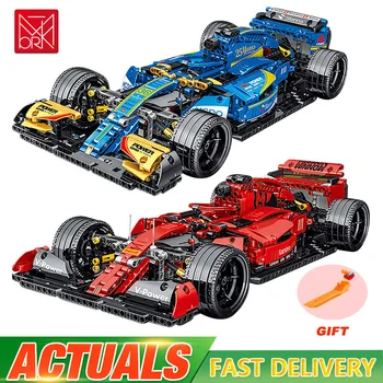 Compatibil cu Lego Tehnice Masini de Formula F1 Blocuri de Sport Masina de Curse Super-Model de Kit de Cărămizi Jucării pentru Copii pentru Baieti Cadouri