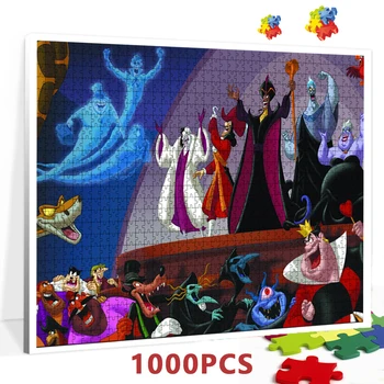 Disney Villains Jigsaw Puzzle-uri de 500 de Piese, Asamblarea Puzzle-uri de Imagine Jucării pentru Adulți, Copii, Copii, Jocuri, Jucarii Educative