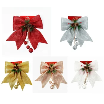 1buc Decorațiuni pentru Bradul de Crăciun Bowknots Crăciun Agățat Bowknots Ornamente de Anul Nou Xmas Party Cadou Produse de Decor 2022