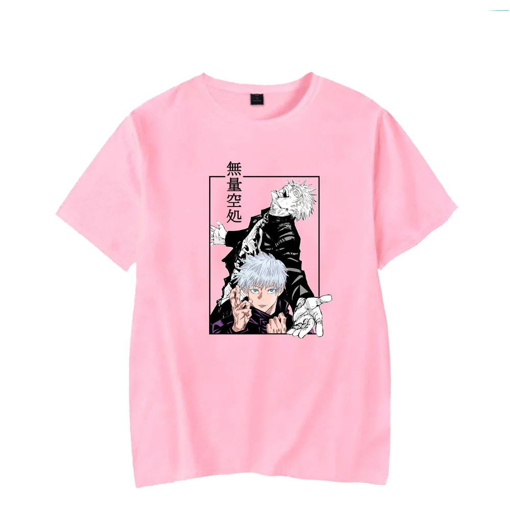 Jujutsu Kaisen T-Shirt Animegojo Satoru Tricou Vrac Unisex Top De Vara Cu Maneci Scurte Imagine 1