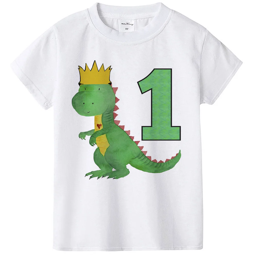 Dinozaur Ziua Tricoul 1 Ziua T-Shirt Ziua Sălbatic Tee Dinozaur Camasa Tema Dinozaur Cadou Baieti Moda Tee Imagine 3