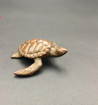 Broasca Testoasa Drăguț Figurine În Miniatură De Epocă Turtle Figuri Decorative, Statui Camera De Zi Acasă De Bronz Decor Desktop Meserii