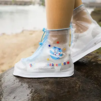 Confortabil, 1 Pereche Universală a Copiilor Ploaie Galoși Durabil Copii Pantofi Acoperă Suprafață Netedă pentru Exterior