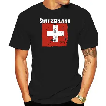 Elveția T-Shirt Pavilion T-O Bucata De Călătorie De Suveniruri Bluza Tee Elveția Pavilion Topuri