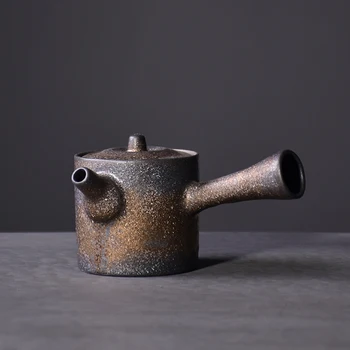 japonia ceramica ceainic kyusu cu filtre de epocă chineză kung fu oală de ceai drinkware 175ml