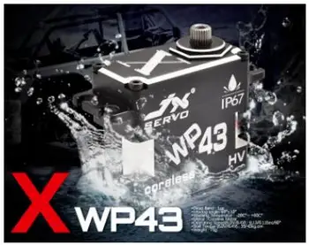 JX Servo WP43 43KG 2BB Complet rezistent la apa CNC fără miez Servo Pentru RC Elicopter Model Piese