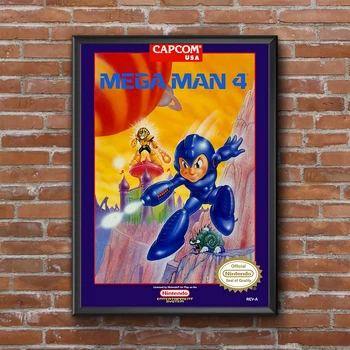 Mega Man 4 Joc Video Panza Poster Acasă Decorare Pictura Pe Perete (Fara Rama)