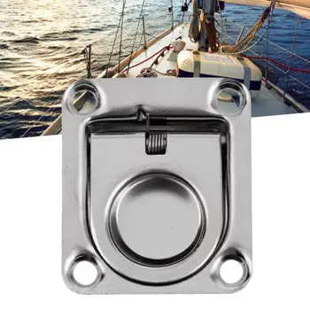 Multi-scop Mini Pătrată din Oțel Inoxidabil Culoare Inel de tragere de Mâner Pliabil Punte Inelul manerului Nu este Ușor de Rugină pentru Barca