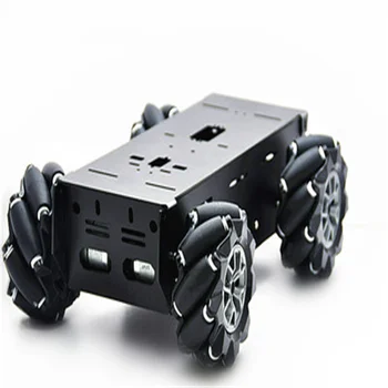 Noi 5KG Sarcina Dublă Șasiu 97mm Mecanum Roata Robot Auto Chassis Kit cu 4buc Motor pentru Arduino, Raspberry Pi DIY STEM