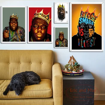 Notorious BIG Biggie Hip Hop Gangsta Panza Pictura Postere Si Printuri Imaginile De Pe Perete Pop Art Decorativ Decor Acasă