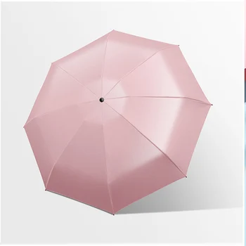 Umbrelă de soare Protectie solara UV Pliere Umbrela de sex Feminin Parasolar Ploaie cu Dublă utilizare Capsulă Compact Portabil de Buzunar