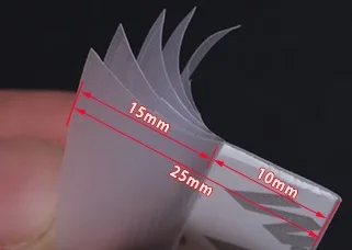 Vreme de Separare, Fara rama Silicon Usa Jos Bandă de Etanșare pentru Uși și Ferestre - Transluciditate-1 inch(25 mm) de 10m/rola